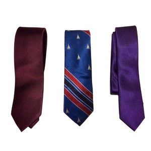 Neiman Marcus, Wingtip, CK Silk Ties Bundle of 3